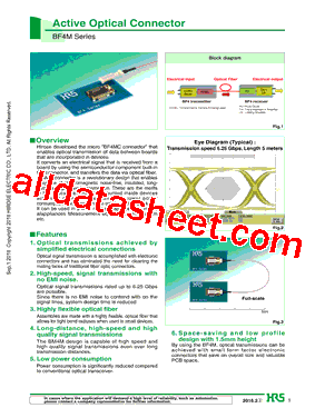 BF4M Datasheet PDF - Hirose Electric