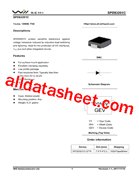 SPD83201C Datasheet PDF - Will Semiconductor Ltd.
