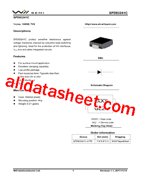 SPD83241C Datasheet PDF - Will Semiconductor Ltd.