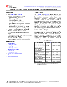 LM393DG4 Datasheet PDF - Texas Instruments
