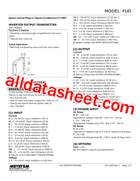 FUD-A2-R./Q Datasheet PDF - M-System Co.,Ltd.