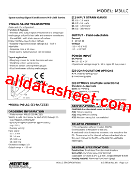 M3LLC-S4-R4/B/Q Datasheet PDF - M-System Co.,Ltd.