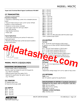 M5CTC-215Z-M Datasheet PDF - M-System Co.,Ltd.