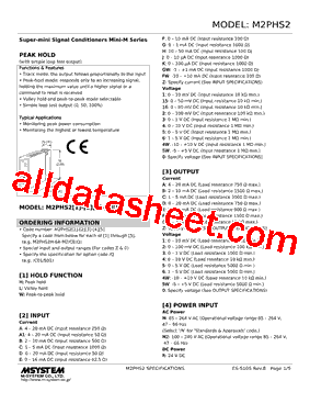 M2PHS2H-AC-R2/CE Datasheet PDF - M-System Co.,Ltd.