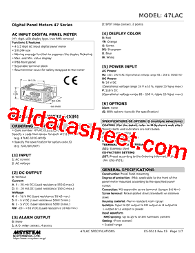 47LAC-1D0YR-R Datasheet PDF - M-System Co.,Ltd.