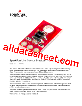 ROB-09454 Datasheet PDF - SparkFun Electronics