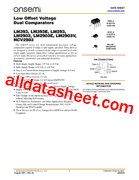 LM393DG Datasheet PDF - ON Semiconductor