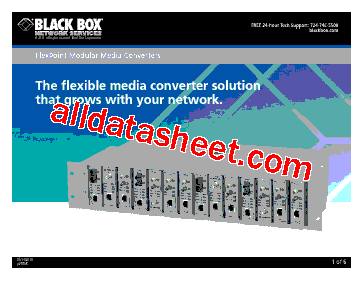LMC100A-RJ-R2 Datasheet PDF - Black Box Registered Trademark