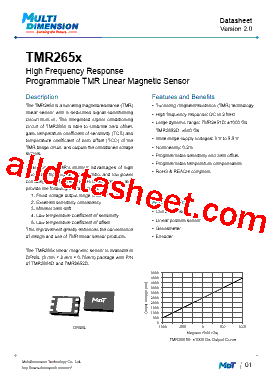 TMR2651D Datasheet PDF - MultiDimension Technology Co.,Ltd.
