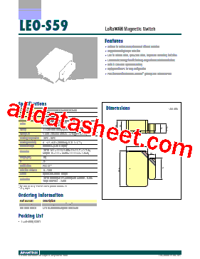 USM-S67-G00P0 Datasheet PDF - Advantech Co., Ltd.