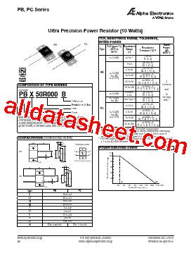 PBY5L2 Datasheet PDF - Alpha Electronics Corp.