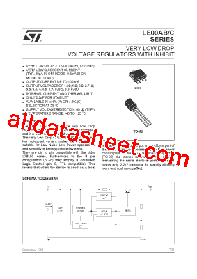 LE25C Datasheet PDF - STMicroelectronics