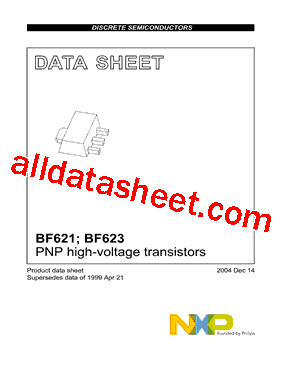 BF621 Datasheet PDF - NXP Semiconductors