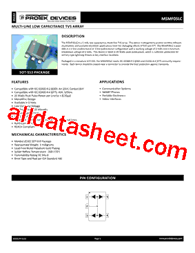 MSMF05LC Datasheet PDF - Protek Devices