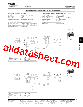 4-1437565-2 Datasheet PDF - Tyco Electronics