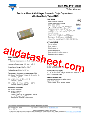 CDR32BP102BFURAJ Datasheet PDF - Vishay Siliconix