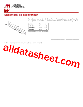 1487B Datasheet PDF - Hammond Manufacturing Ltd.