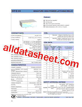 HFE39-1/5-2HST-L1-R Datasheet PDF - Hongfa Technology