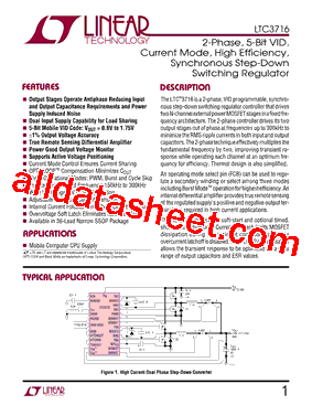 LTC3716 Datasheet PDF - Linear Technology