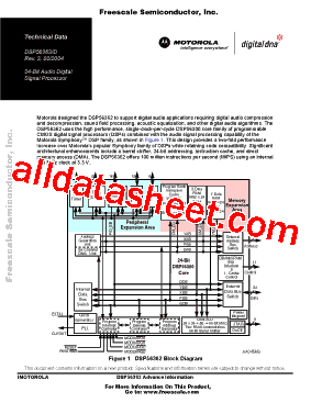 DSP56362UM Datasheet PDF - Motorola, Inc