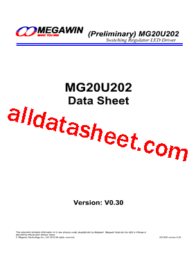 MG20U202ASC1 Datasheet PDF - Megawin Technology Co., Ltd