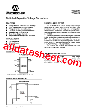 TCM829ECT Datasheet PDF - Microchip Technology