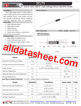 2CL73 Datasheet PDF - GETAI ELECTRONICS DEVICE CO., LTD